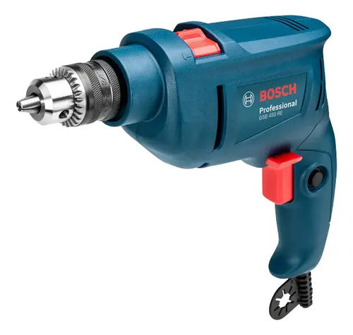 Taladro Reversible 3/8 . 450w Bosch Azul Petróleo
