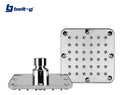 Regadera Anticalcarea 4 Modelo Metal Square - Gri-1272