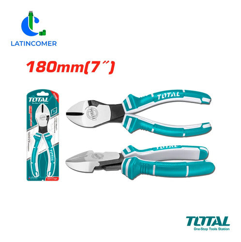 Alicate De Corte Diagonal De Alta Resistencia 7 / 180mm Turquesa