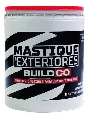 Buildo Mastique Exteriores 1/4 Galón Blanco
