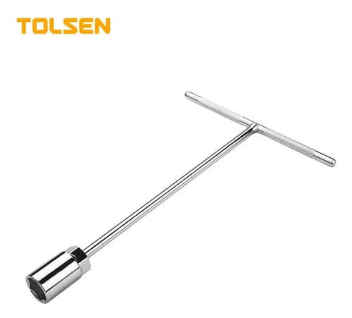Llave Tipo T 13x185x300mm Tolsen 15110 Plateado