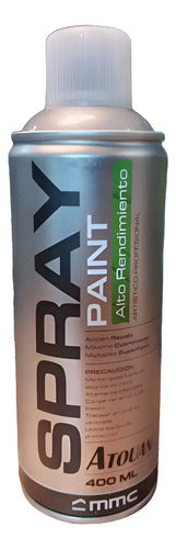 Pintura Spray Alta Temperatura Negro 400ml. Atouan