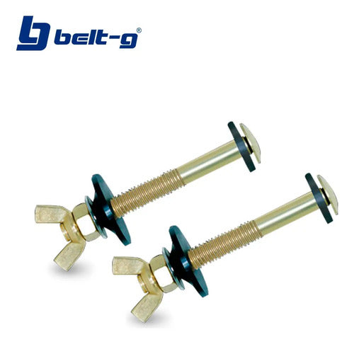 Tornillos (( Metalicos )) P/tanque W.c. Gri-0455