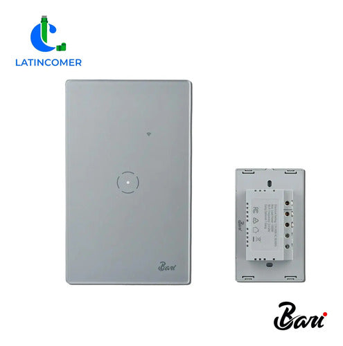 Bari Serie Grigio - Interruptor Smart Sencillo