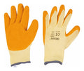 10 Guantes Recubiertos Con Latex (10g) Hoteche Amarillo