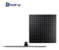 Regadera Anticalcarea 12 Ultra Plana Cuadrada Black Negro Mate