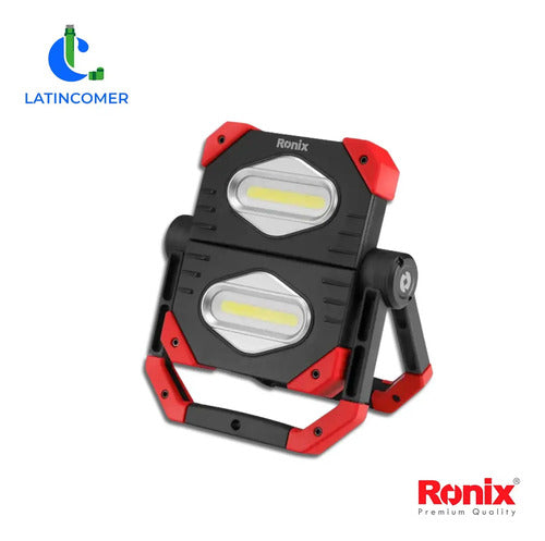 Lampara Reflectora Recargable 20w 2000lm Rojo