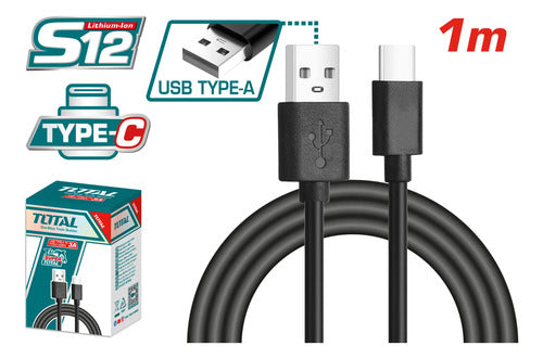 Cable Usb De Tipo A A Tipo C Total Negro