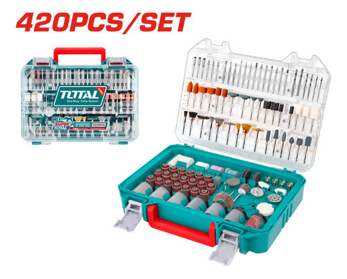 Juego De Accesorios Para Mini Amoladora 420pzas Total