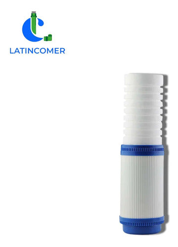 Cartucho De Celulosa Con Carbón Granulado 10 X 2.5 Blanco