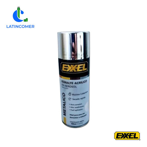 Pintura En Spray Std Metal Cromo 450ml