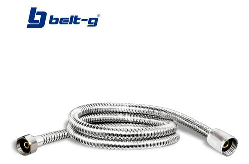 Canilla Flexible 1/2 X 1/2 X 120cm De Luxe. Gri-1551