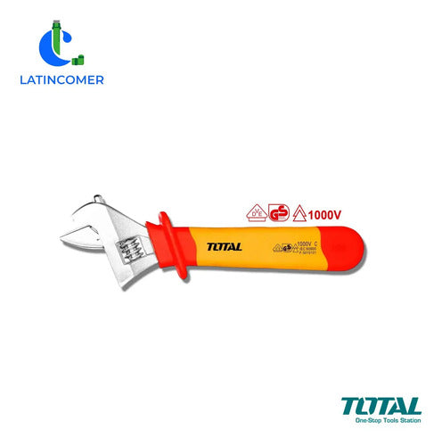 Llave Ajustable Aislada 8 (200mm) 1000v - Total Plateado