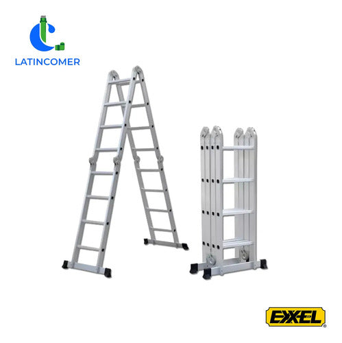 Escalera Articulada Plegable Multiuso 4x4