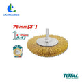 Cepillo Circular Alambre Acero Latonado 3 X 75mm