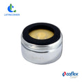 Aireador Rosca Exterma Flujo Controlado Plateado