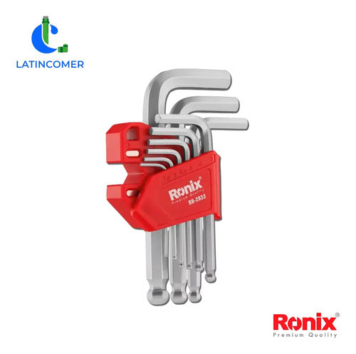Juego De Llaves Hexagonales Magnéticas 9pcsa