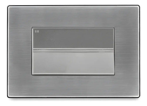 Interruptor Sencillo Plata Plata