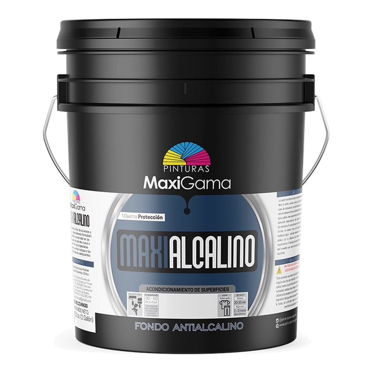 Maxigama Maxi-antialcalino cuñete