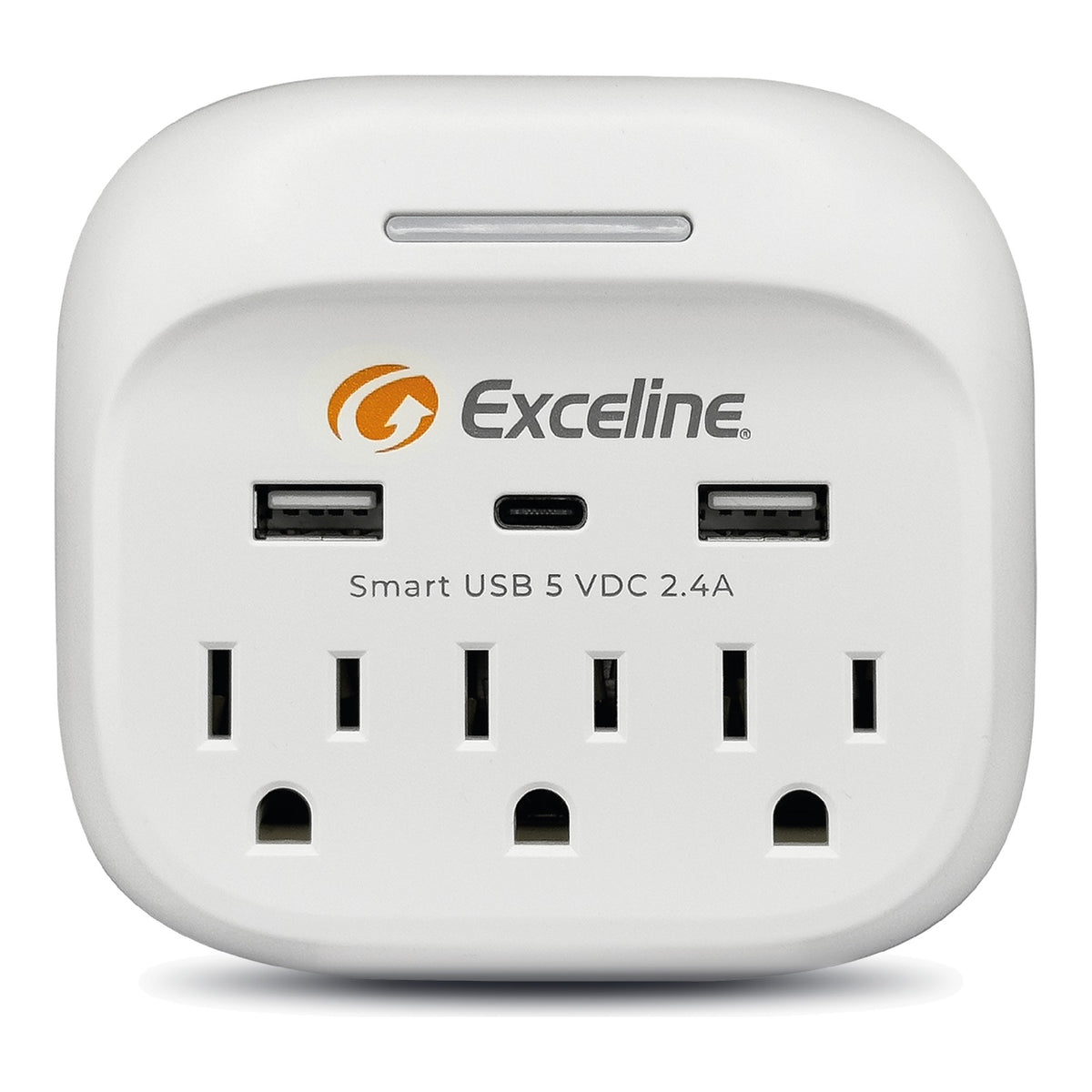Exceline Multitoma USB protección contra picos (regleta)