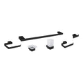 Belt-G Accesorio para baño 6 piezas modelo 202 black GRI-1275