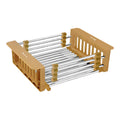 Belt-G Escurridor extensible tipo cesta acero inoxidable golden brushed GRI-1407