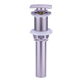 Belt-G Desagüe lavamanos metal clicker modelo square brushed GRI-1444