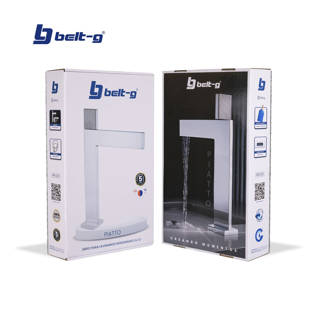 Belt-G Grifo lavamanos monomando piatto GRI-2230 (alto)