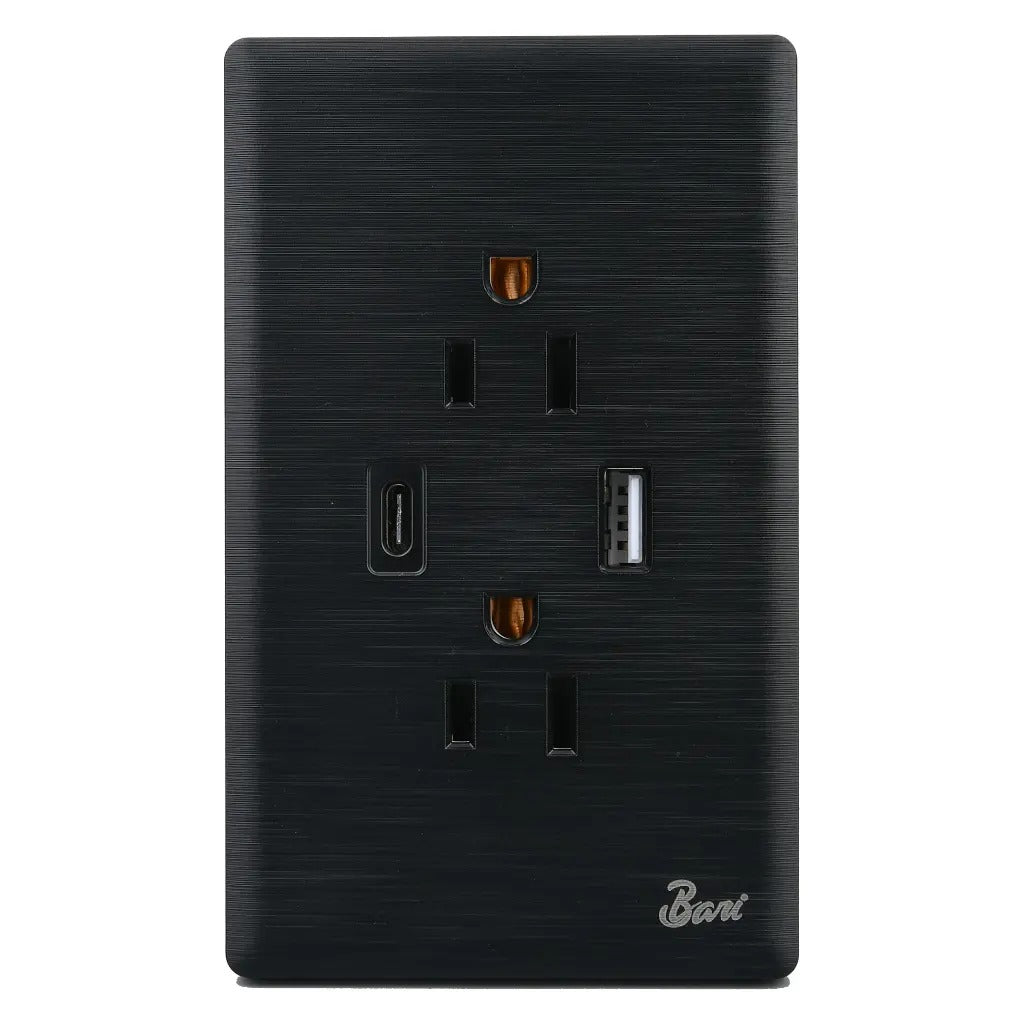 Bari Serie Sollievo - Toma Corriente Doble Usb