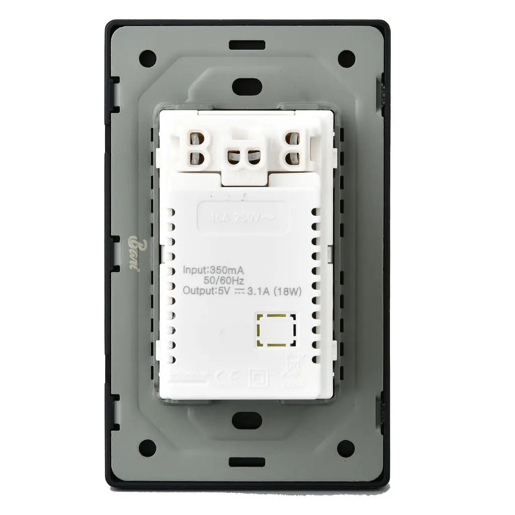 Bari Serie Sollievo - Toma Corriente Doble Usb
