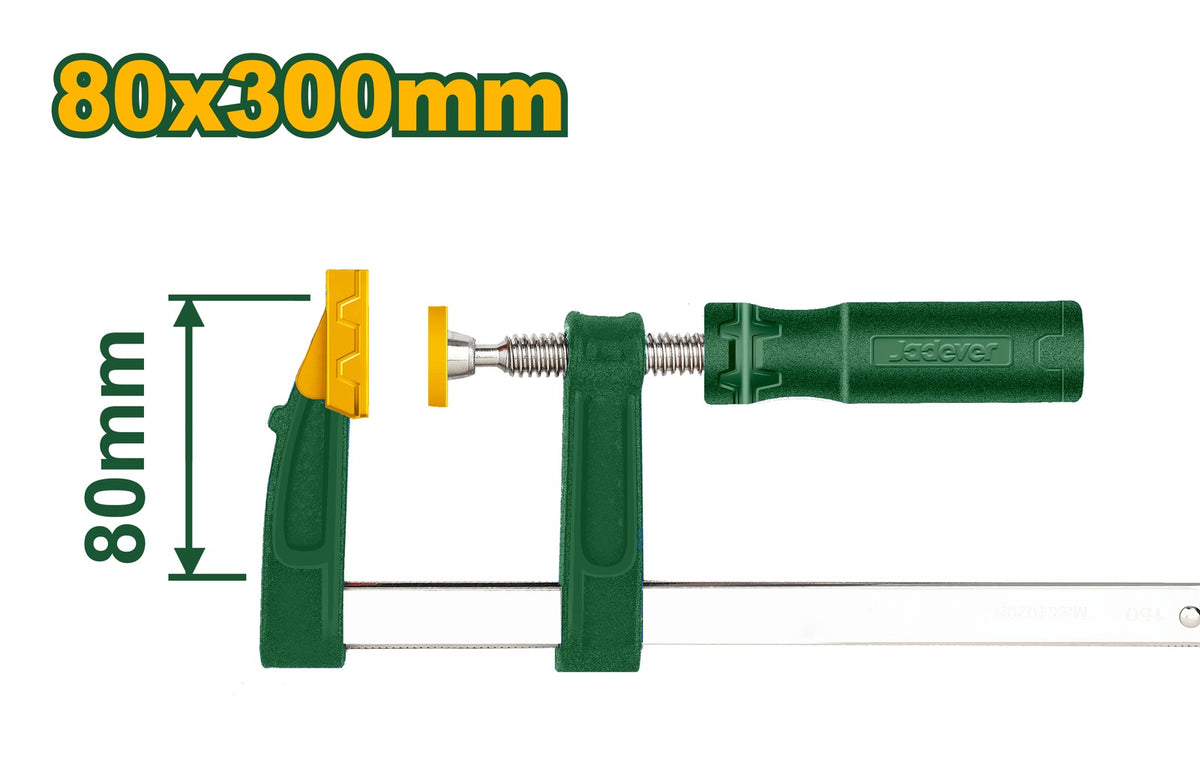 Jadever Prensa sargento tipo f 80x300 mm JDCP2181