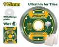 Jadever Disco de corte diamantado continuo ultrafino 4-1/2x 7/8 JDDC4K02