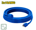 Jadever Extensión eléctrica azul 3x16 AWG 20 m JDEJ3610