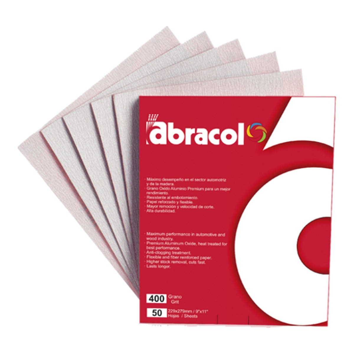 Abracol Lija paper red #180