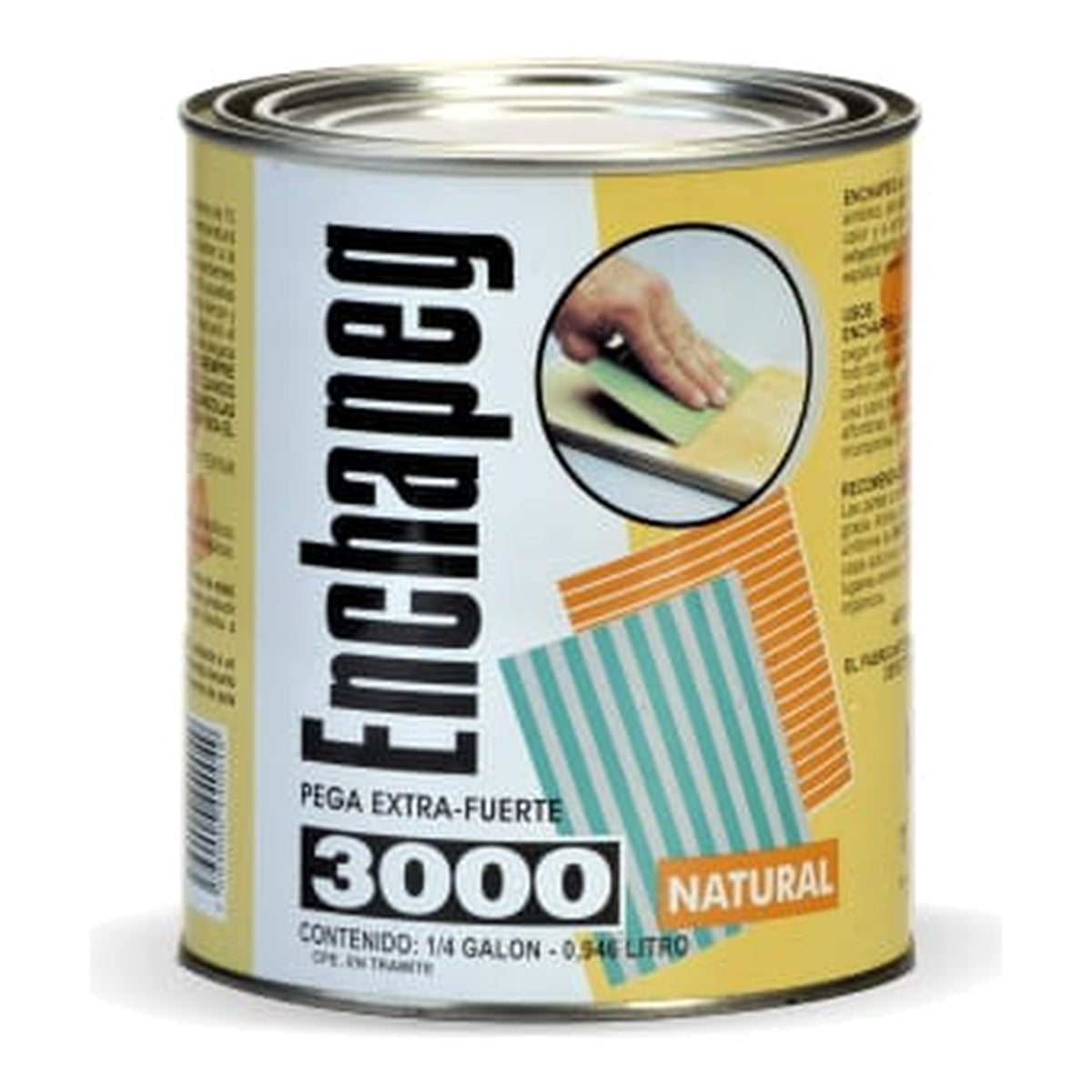 Brufer Pega extra-fuerte 3000 natural 1/16 gal