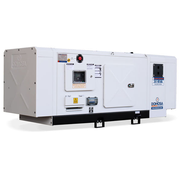 Planta eléctrica Domosa 30 kVA trifásica insonora, motor FAW