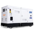 Planta eléctrica Domosa 69 kVA trifásica insonora, motor Baudouin