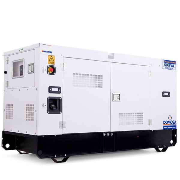 Planta eléctrica Domosa 50 kVA trifásica insonora, motor FAW