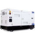 Planta eléctrica Domosa 55 kVA monofásica insonora, motor Baudouin
