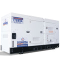Planta eléctrica Domosa 176 kVA trifásica insonora, motor Cummins