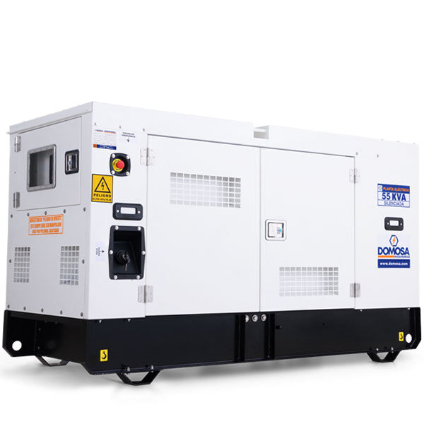 Planta eléctrica Domosa 55 kVA ambiente marino insonora, motor Isuzu