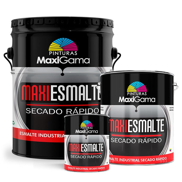 Maxigama Maxiesmalte secado rápido blanco cuarto