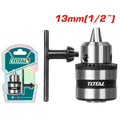 Total Mandril 13 mm conexión 1/2 TAC451301 (broquero)