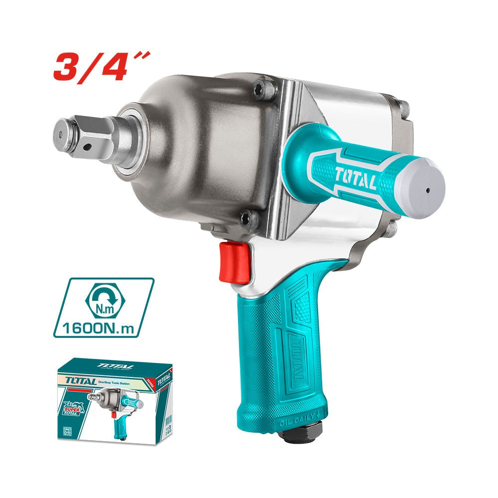 Total Llave de impacto neumática 3/4 1600 Nm TAT40342