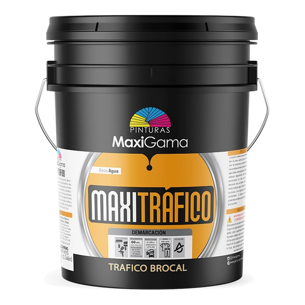 Maxigama Maxitrafico brocal negro galón