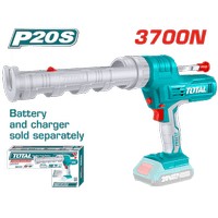 Total Pistola de silicón inalámbrica 20 V 3700N TCGLI2001