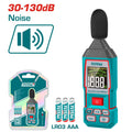 Total Medidor digital de nivel de sonido 0.80-40.00 m/s TETSL031