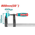 Total Prensa sargento tipo f 120x800 mm 450 kg THT1321204