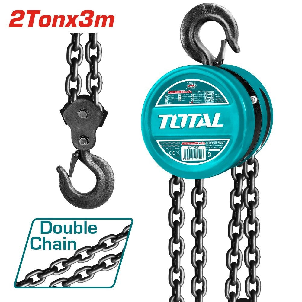 Total Señorita doble cadena 2 ton THT1621