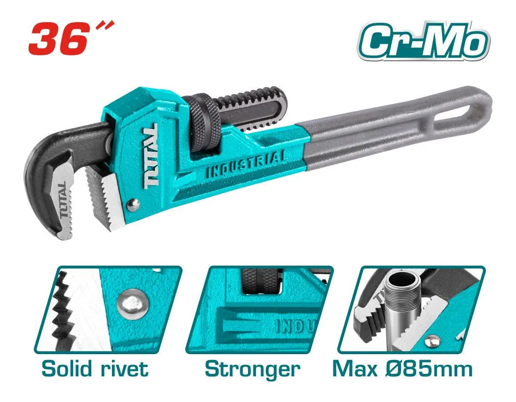 Total Llave de tubo 36 THT171366 (stilson)